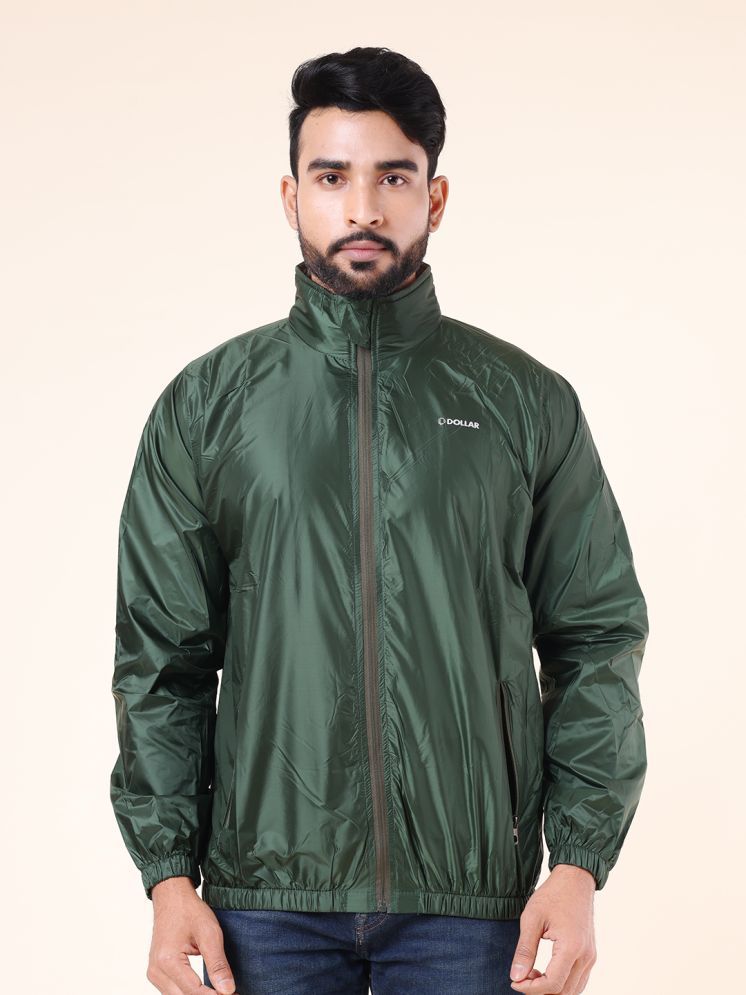     			Dollar Nylon Men's Windcheater Jacket - Green ( Pack of 1 )