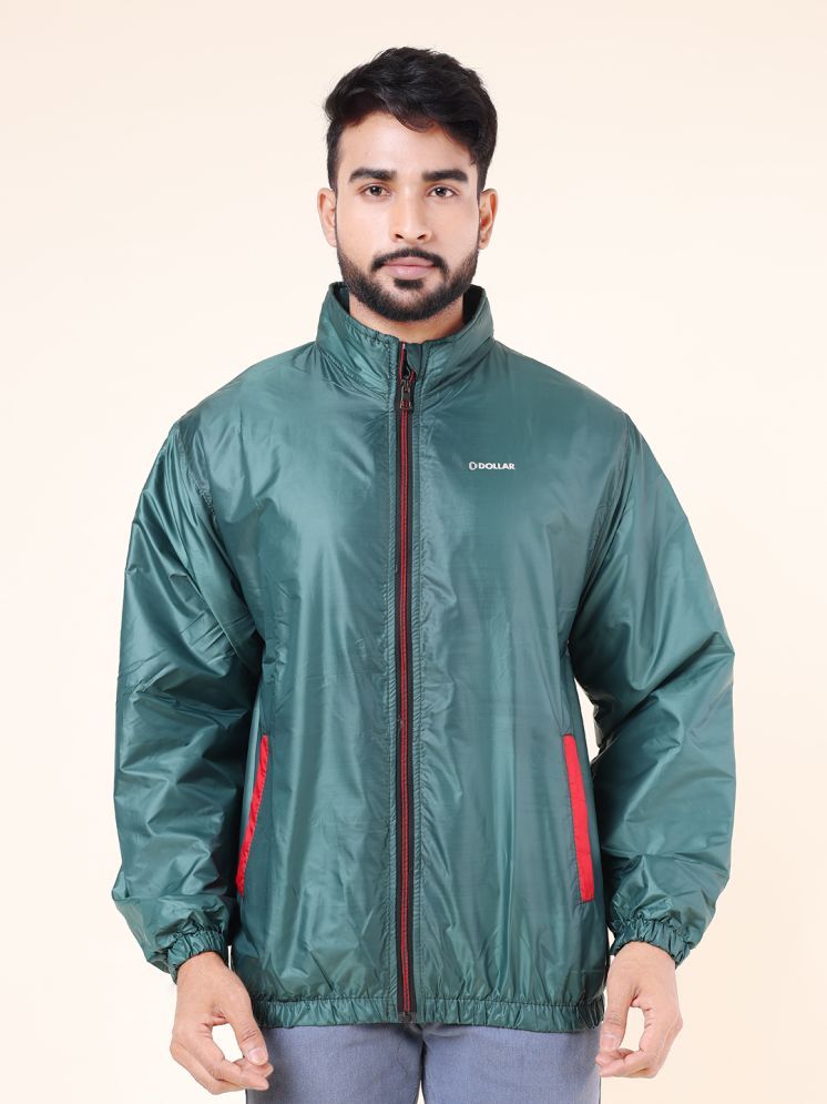     			Dollar Polyester Blend Men's Windcheater Jacket - Green ( Pack of 1 )