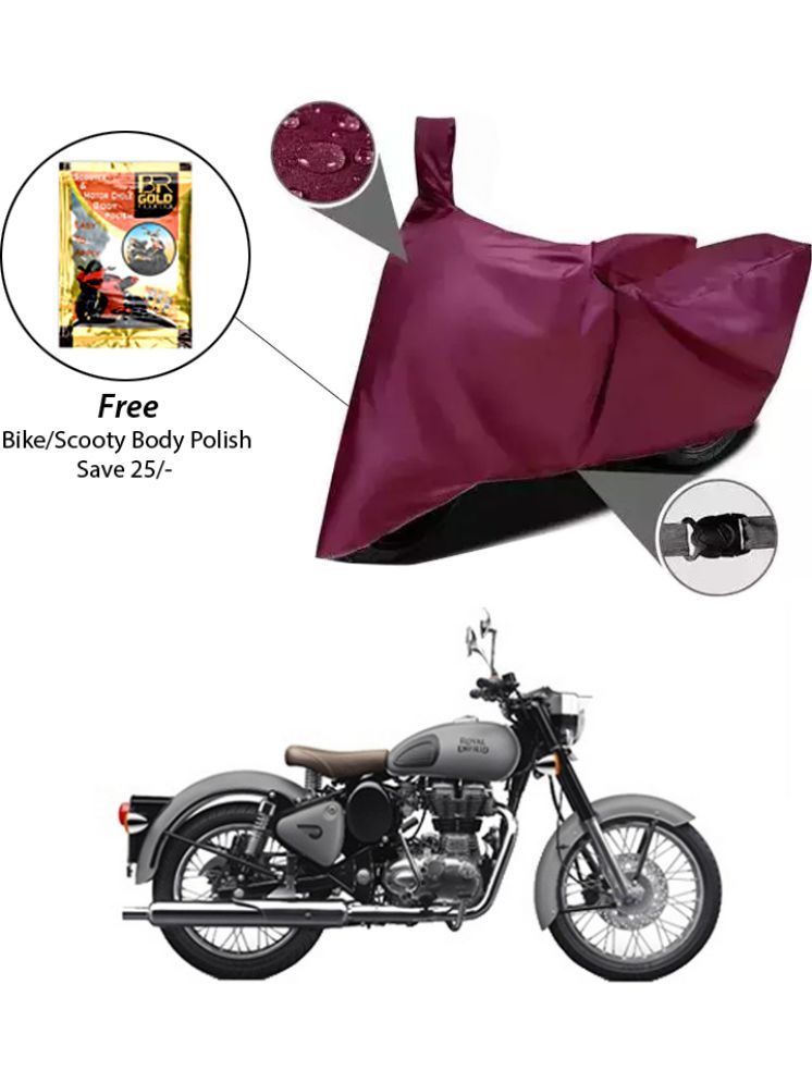     			EGAL Bike Body Cover for Royal Enfield ( Pack of 1 ) , Maroon