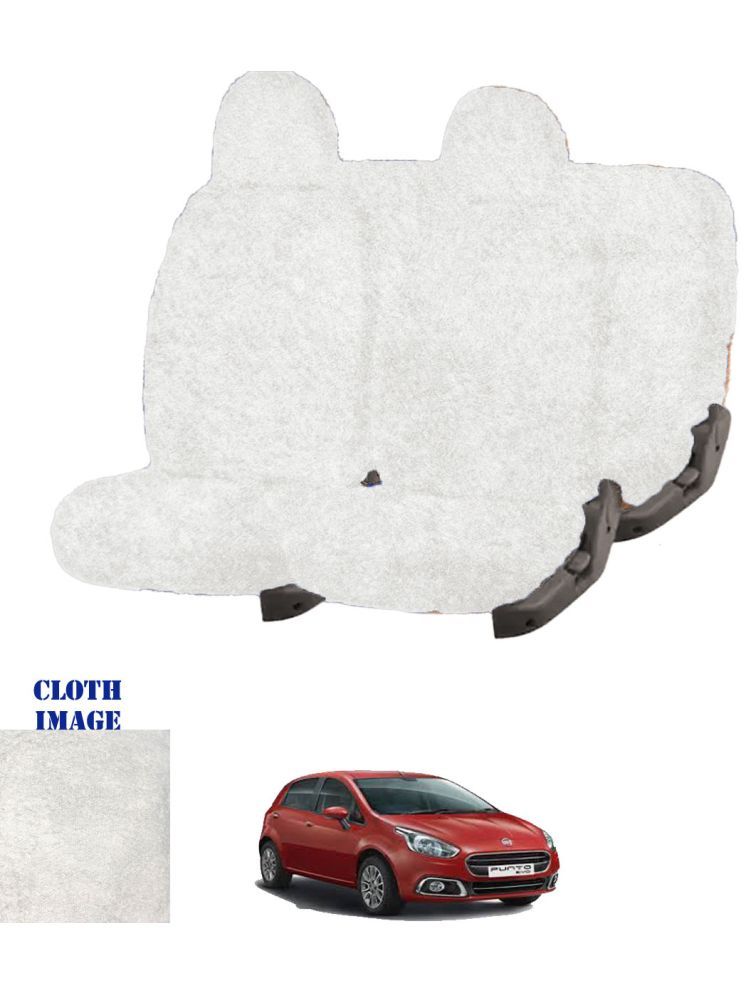     			Fiat Grand Punto White 5 Seater Car Seat Cover