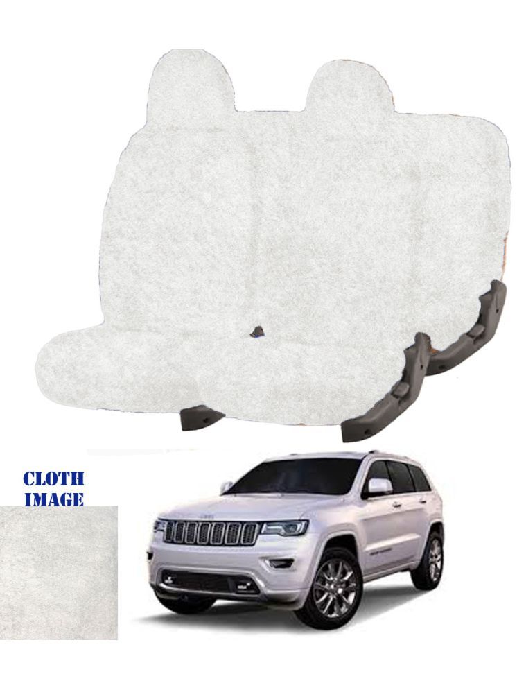     			Fiat Jeep White 5 Seater Car Seat Cover