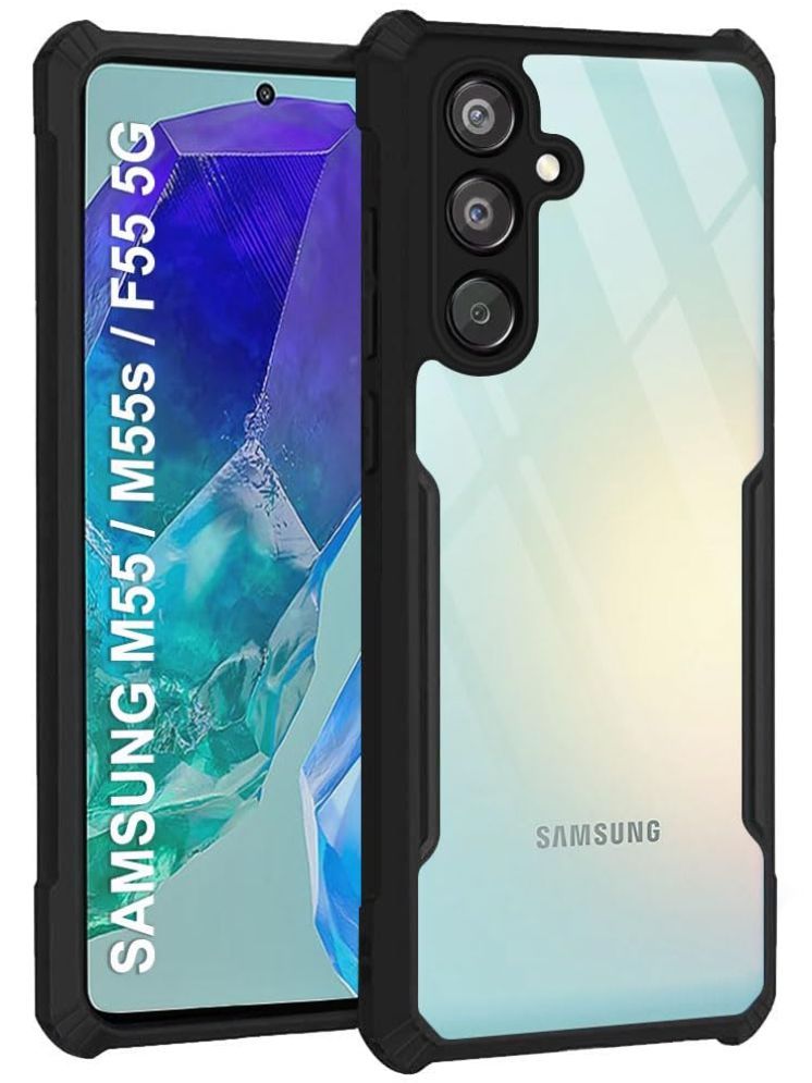     			Finaux Shock Proof Case Compatible For Polycarbonate Samsung Galaxy F55 5G ( Pack of 1 )