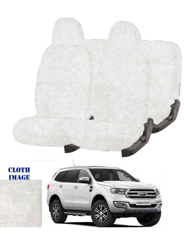     			Ford Endeavour White 7 Seater Car Seat Cover