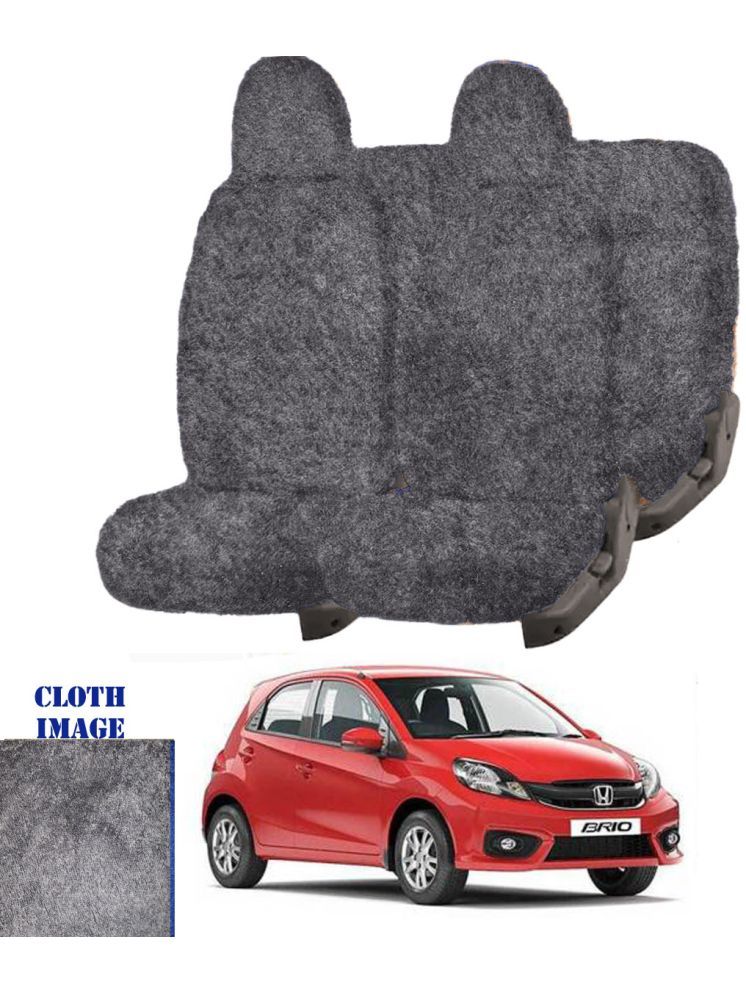     			Honda Brio Grey 5 Seater Car Seat Cover