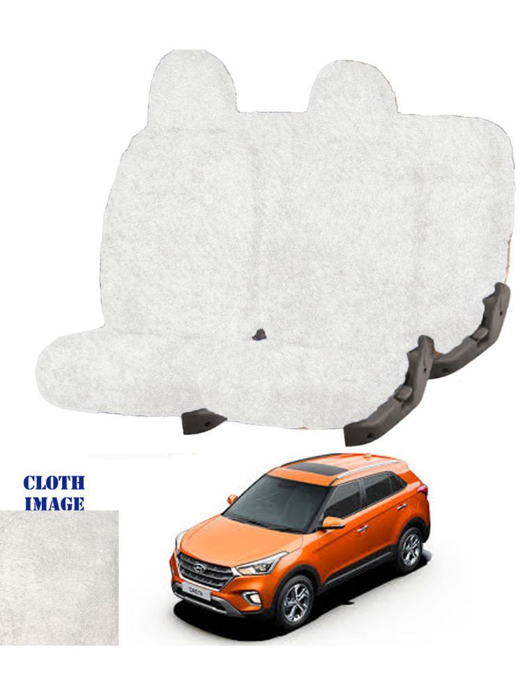     			Hyundai Creta White 5 Seater Car Seat Cover