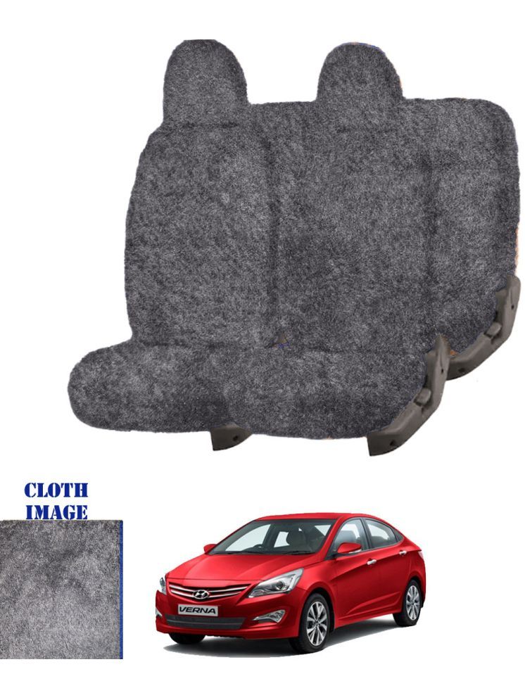     			Hyundai Fluidic Verna Grey 5 Seater Car Seat Cover