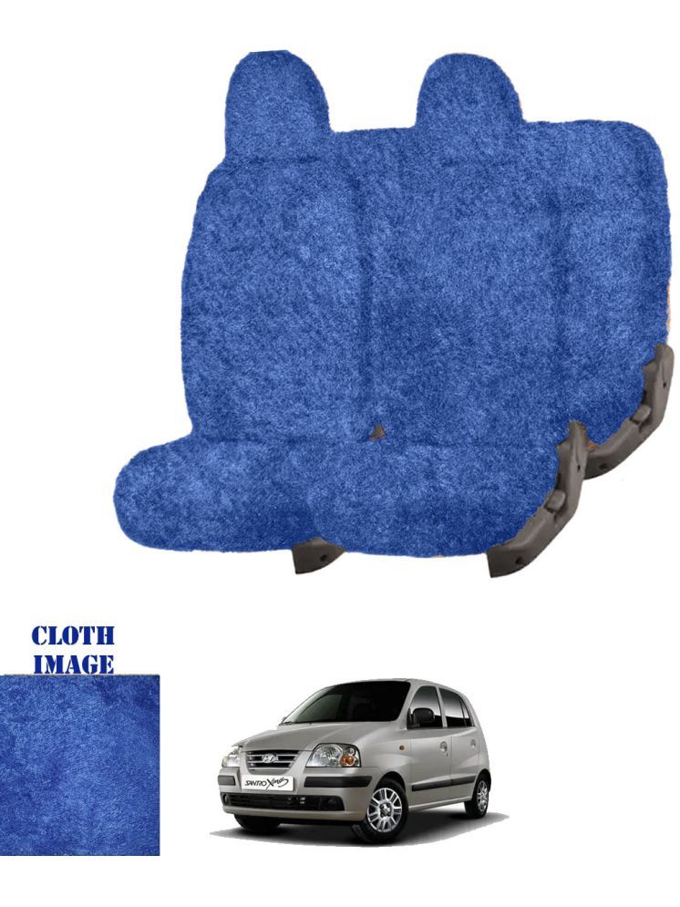     			Hyundai Santro Xing Blue 5 Seater Car Seat Cover