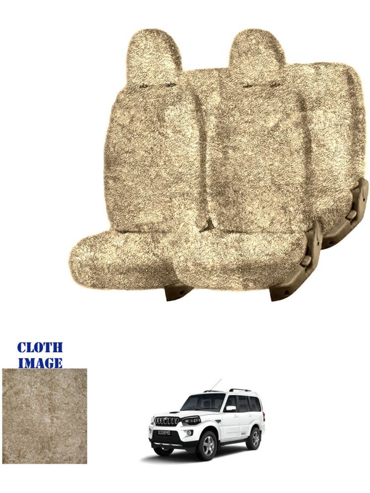     			Mahindra Scorpio 7S Beige 7 Seater Car Seat Cover