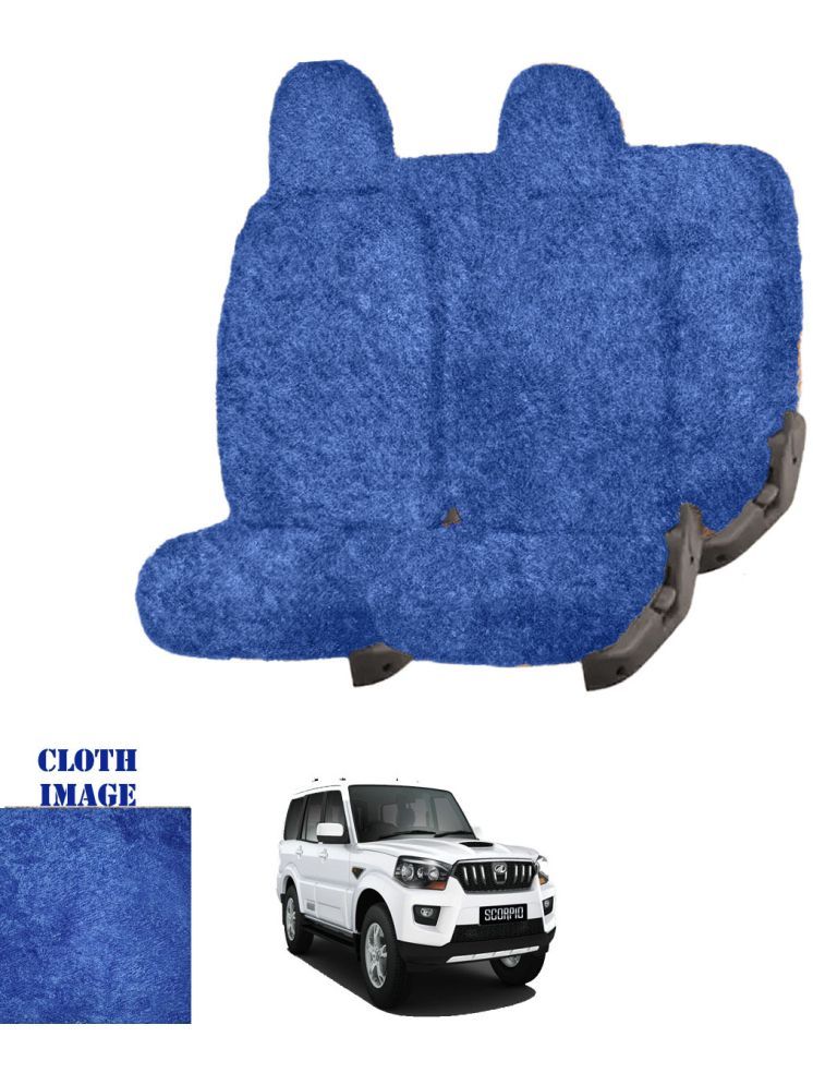     			Mahindra Scorpio 8S Blue 8 Seater Car Seat Cover