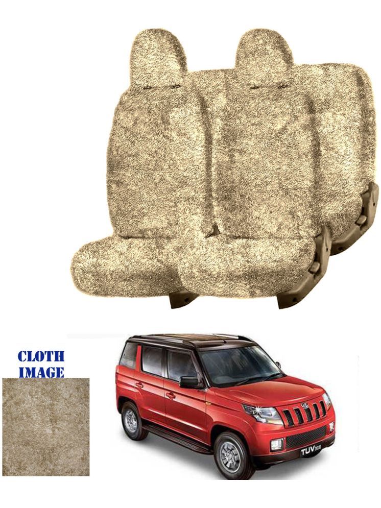     			Mahindra TUV-300 Beige 7 Seater Car Seat Cover