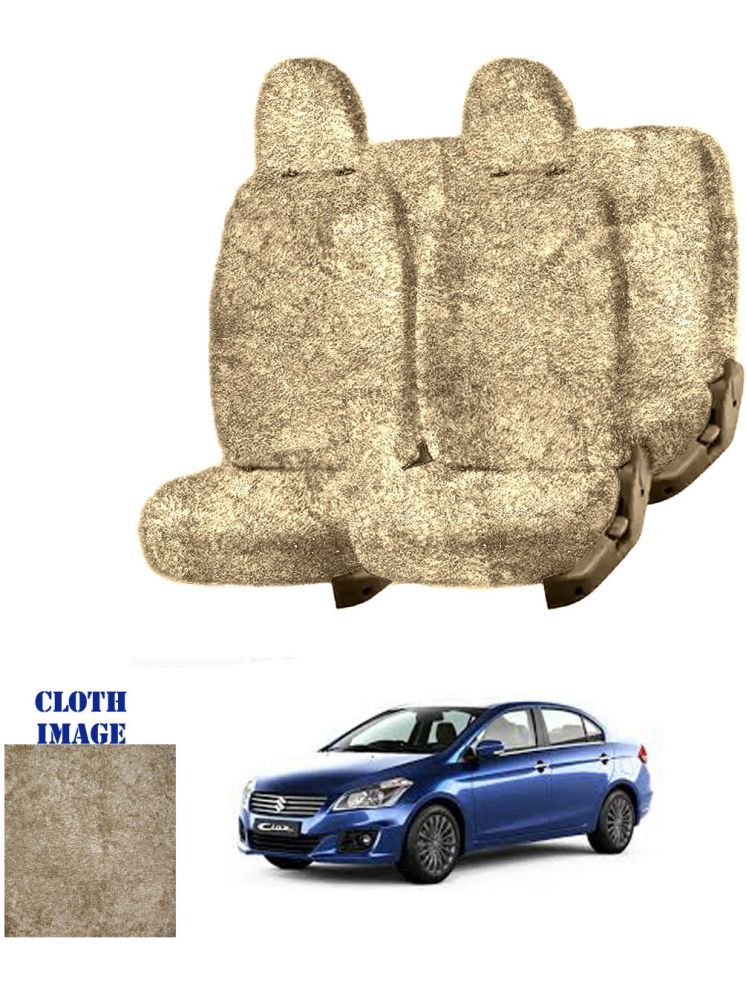     			Maruti Ciaz Beige 5 Seater Car Seat Cover