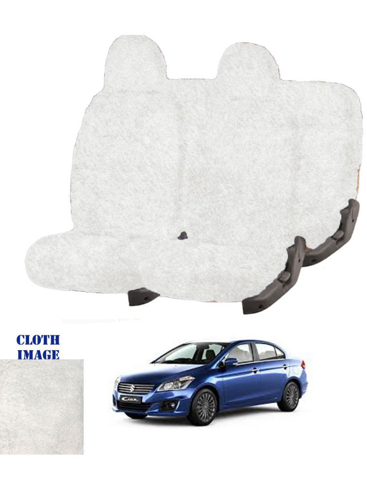     			Maruti Ciaz White 5 Seater Car Seat Cover