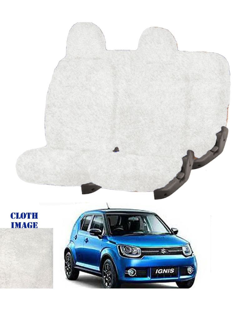     			Maruti Ignis White 5 Seater Car Seat Cover