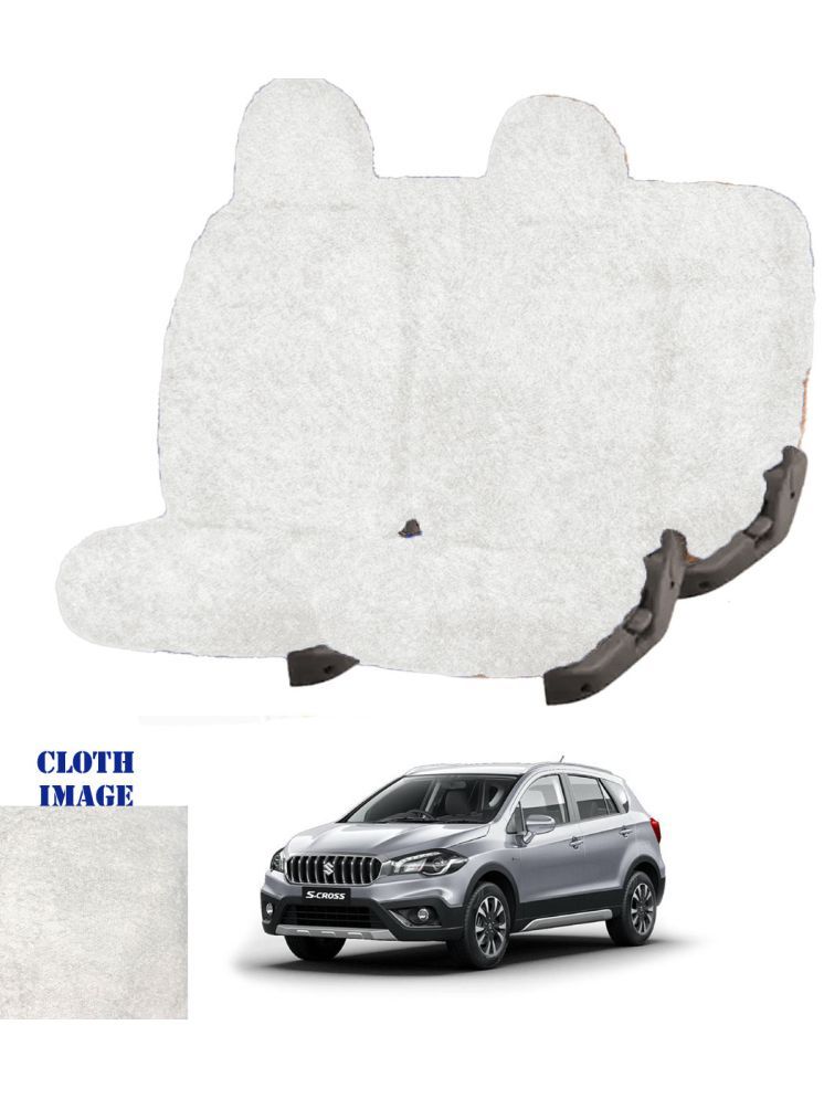     			Maruti S-Cross White 5 Seater Car Seat Cover