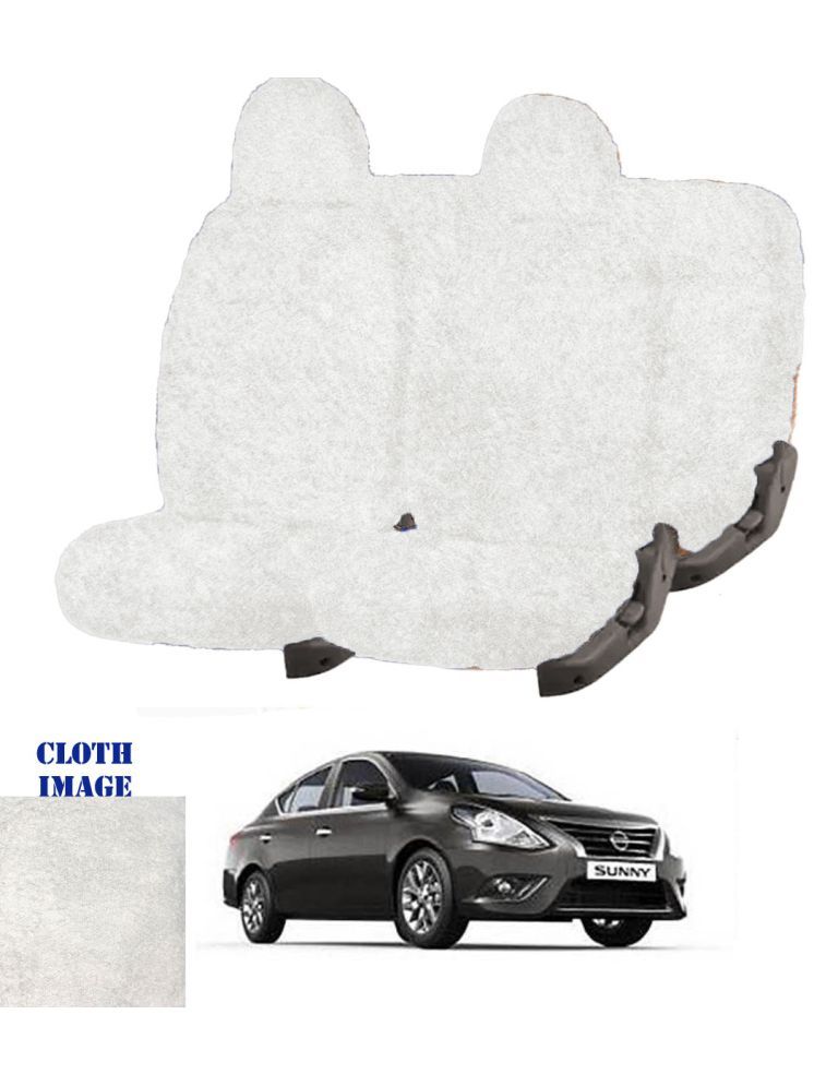     			Nissan Sunny White 5 Seater Car Seat Cover