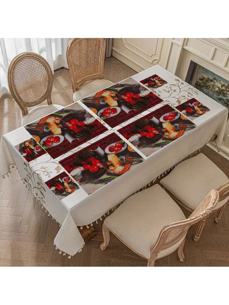     			Sanraksshan PVC Solid Rectangle Table Mats ( 40 cm x 30 cm ) Pack of 1 - Multi