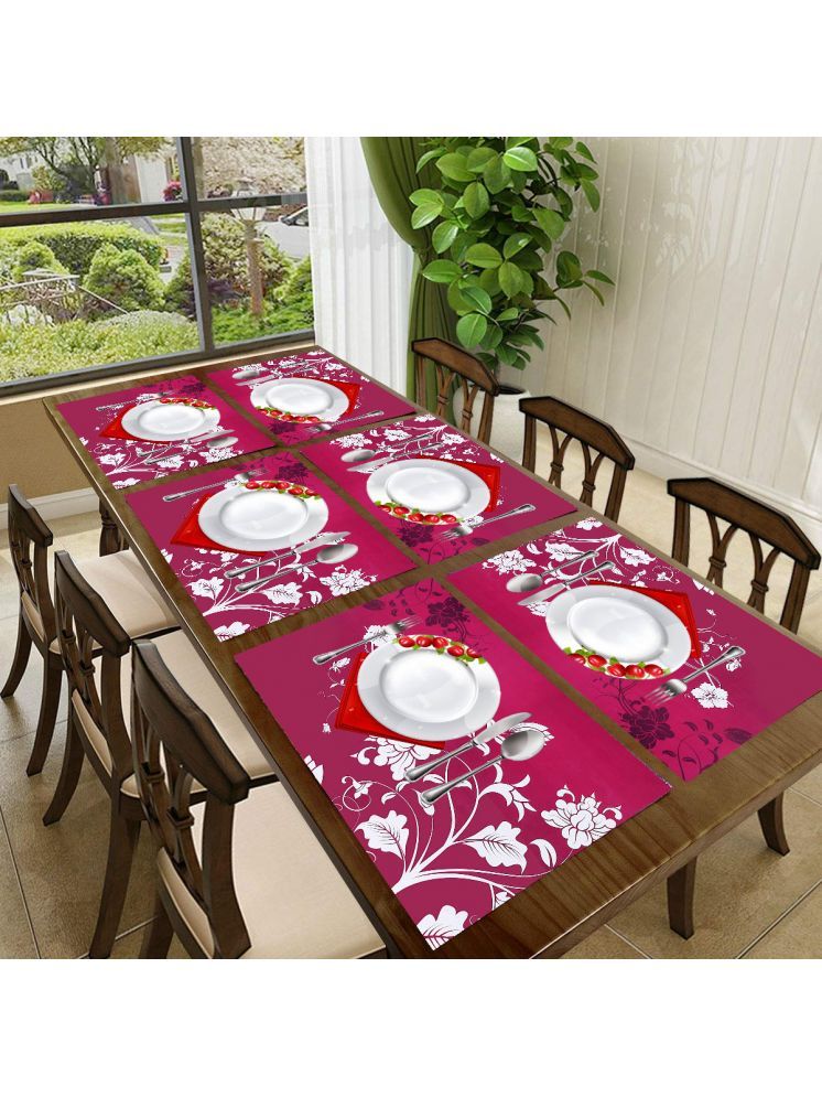     			Sanraksshan PVC Solid Rectangle Table Mats ( 40 cm x 30 cm ) Pack of 1 - Multi