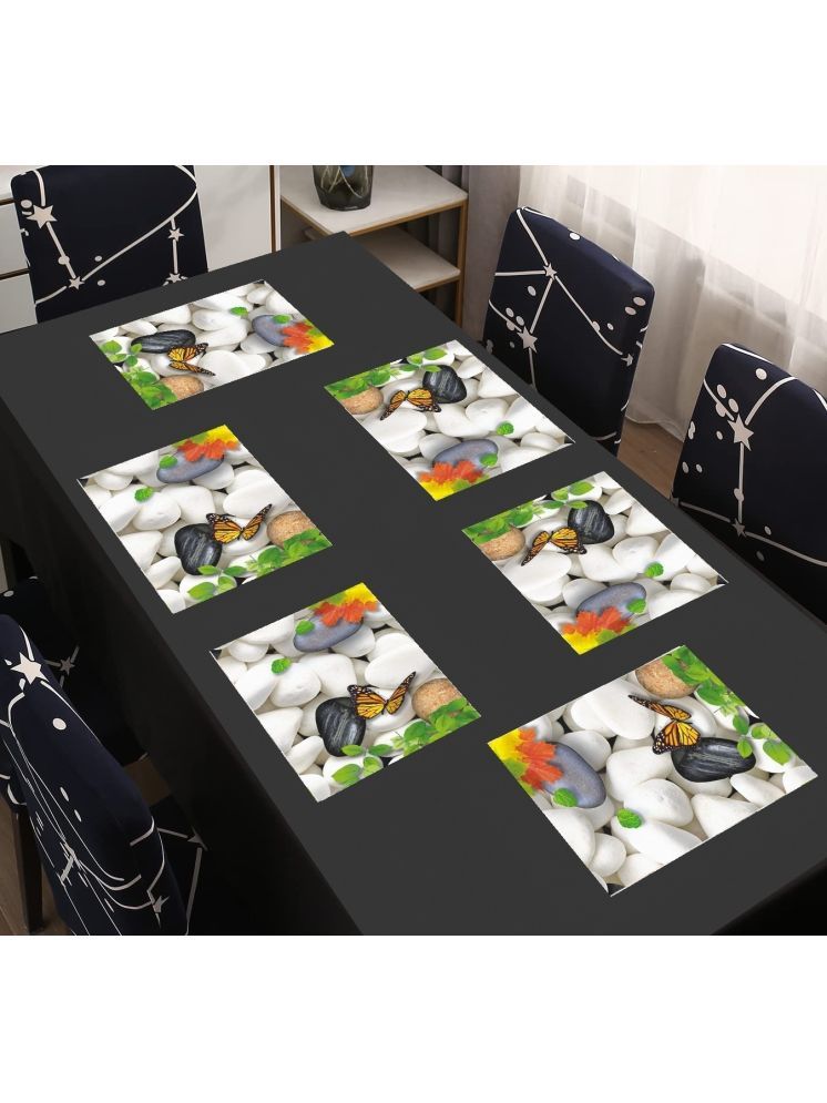     			Sanraksshan PVC Solid Rectangle Table Mats ( 40 cm x 30 cm ) Pack of 1 - Multi