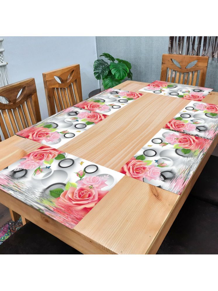     			Sanraksshan PVC Solid Rectangle Table Mats ( 40 cm x 30 cm ) Pack of 1 - Multi