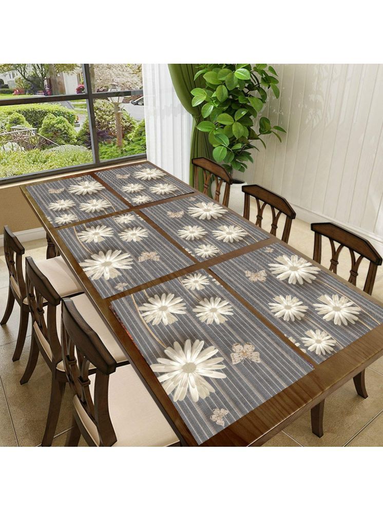     			Sanraksshan PVC Solid Rectangle Table Mats ( 40 cm x 30 cm ) Pack of 1 - Multi