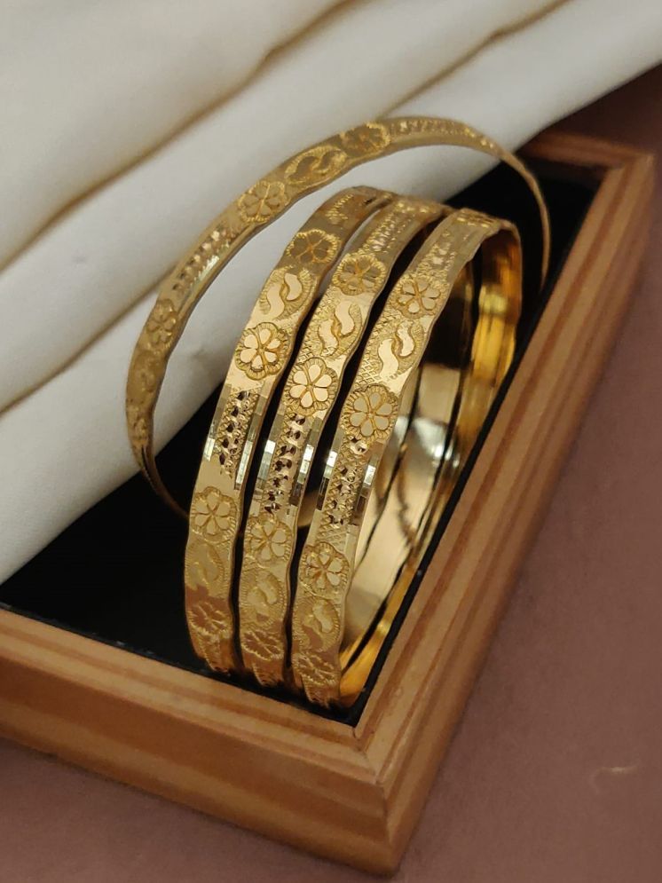     			Shivay Fashion Gold Bangle Set ( Pack of 2 )