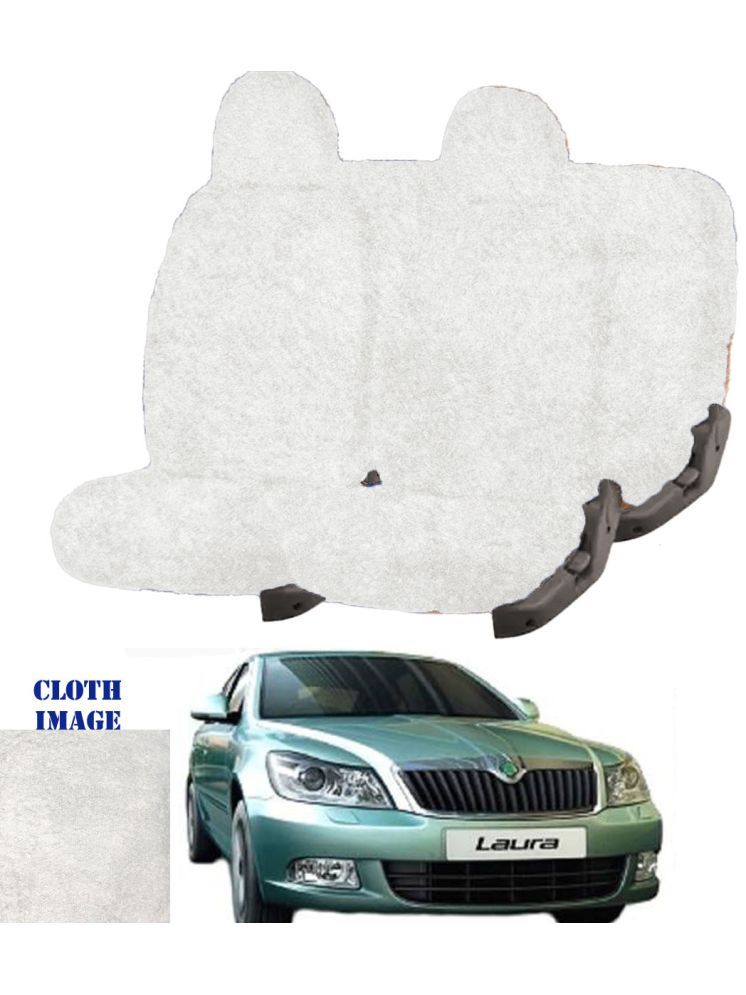     			Skoda Laura White 5 Seater Car Seat Cover