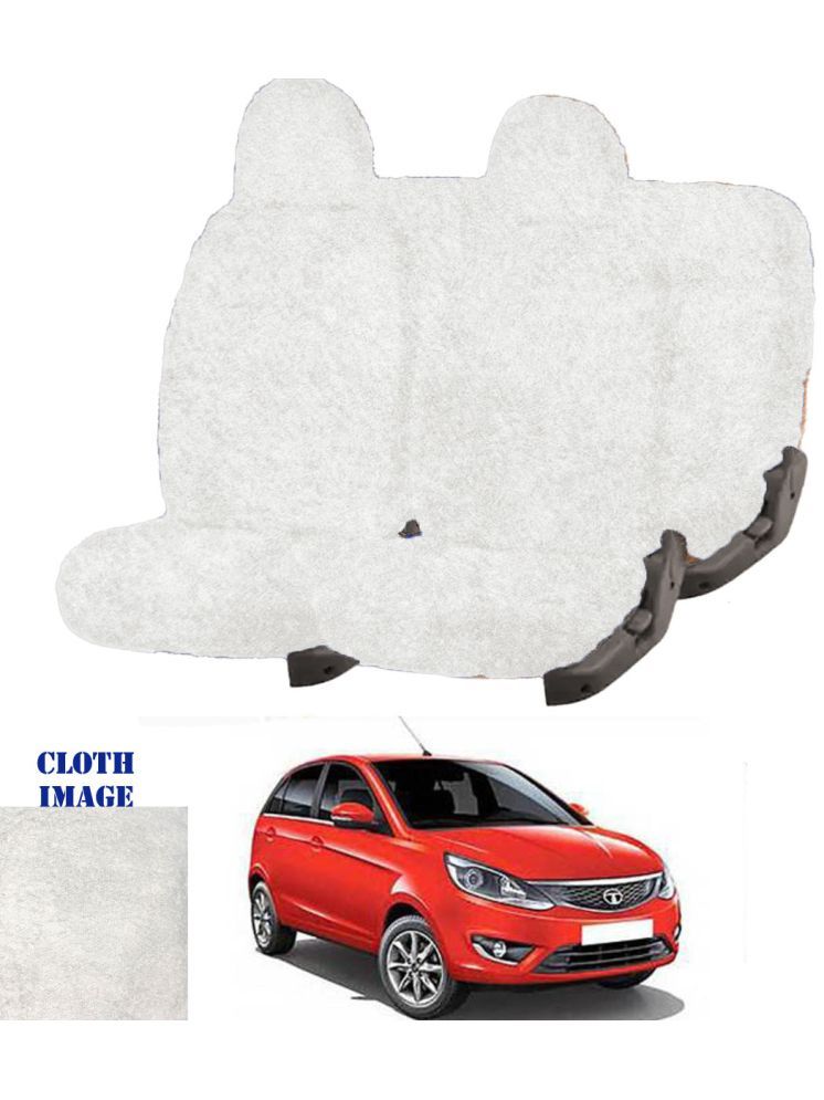     			Tata Bolt White 5 Seater Car Seat Cover