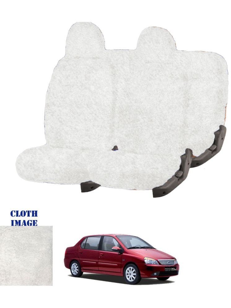     			Tata Grand Dicor White 5 Seater Car Seat Cover