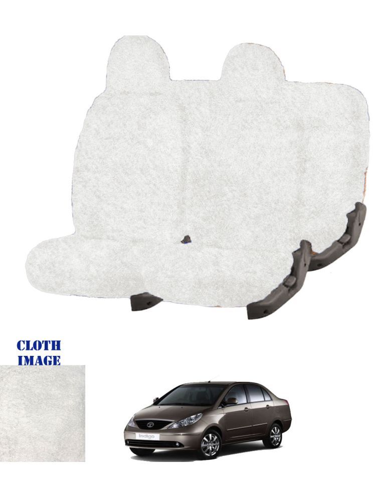     			Tata Indigo CS White 5 Seater Car Seat Cover