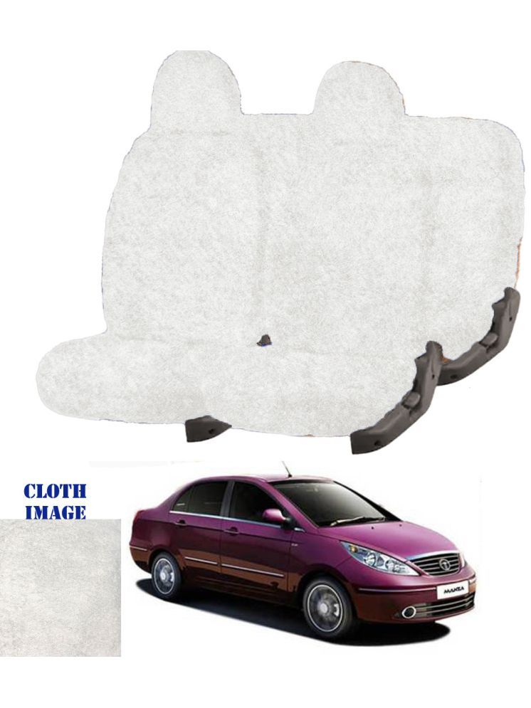     			Tata Manza White 5 Seater Car Seat Cover