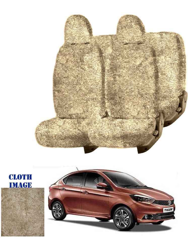     			Tata Tigor Beige 5 Seater Car Seat Cover