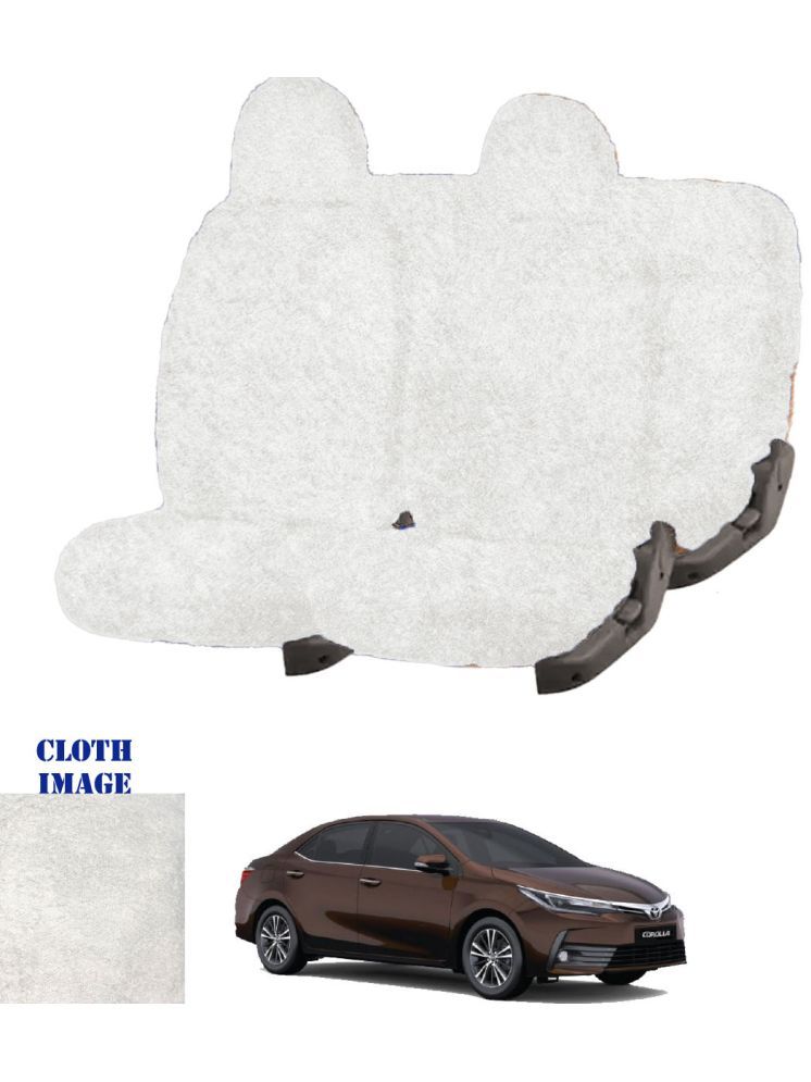     			Toyota Altis White 5 Seater Car Seat Cover