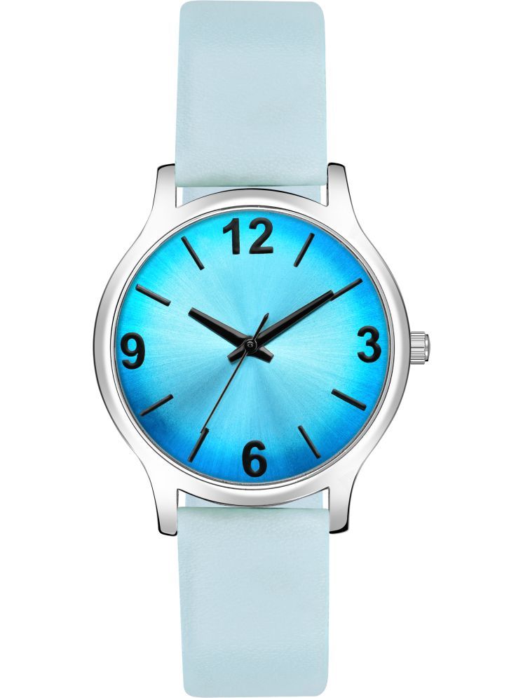     			Trex Blue PU Analog Men's Watch