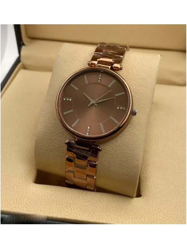     			Trex Brown Stainless Steel Analog Men's Watch