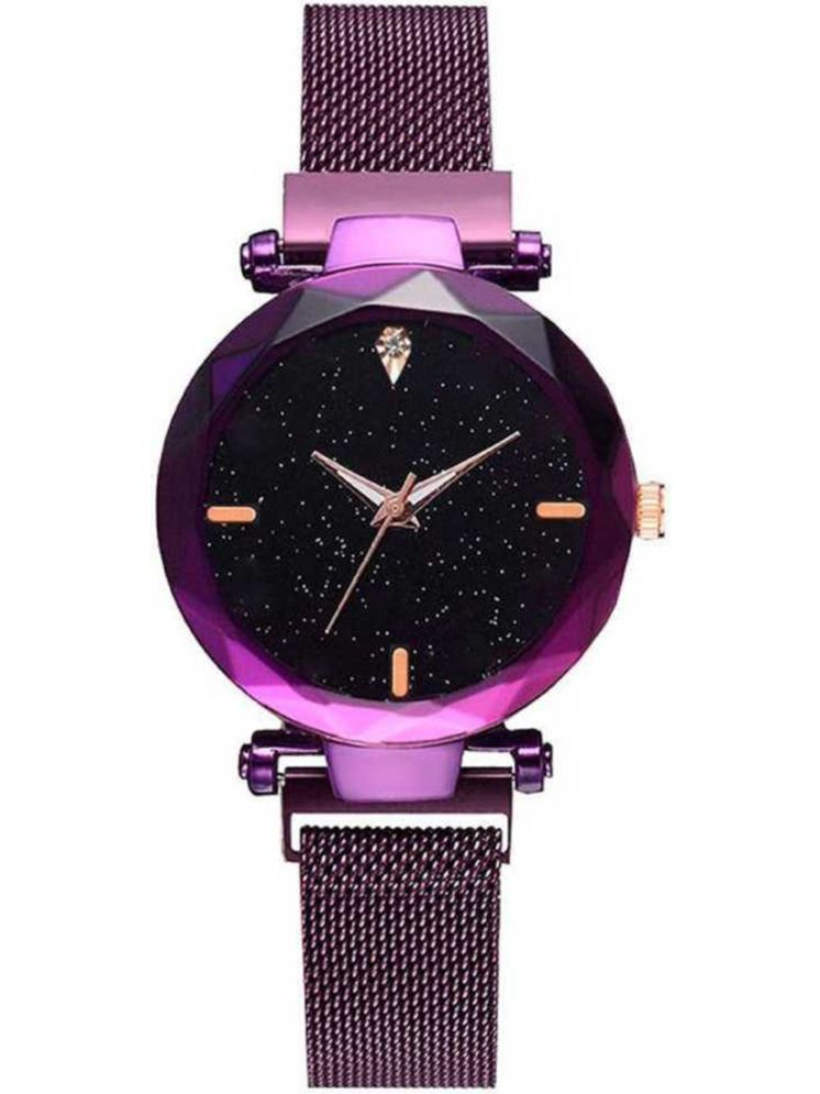     			Trex Purple Metal Analog Womens Watch