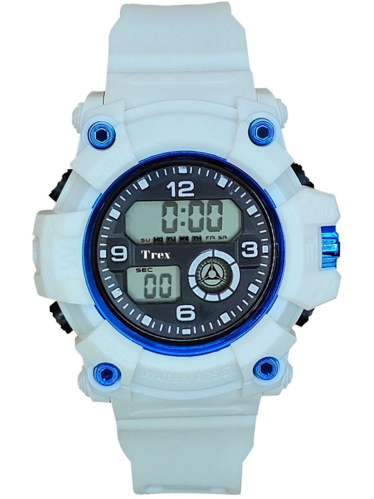     			Trex White Silicon Digital Men's Watch