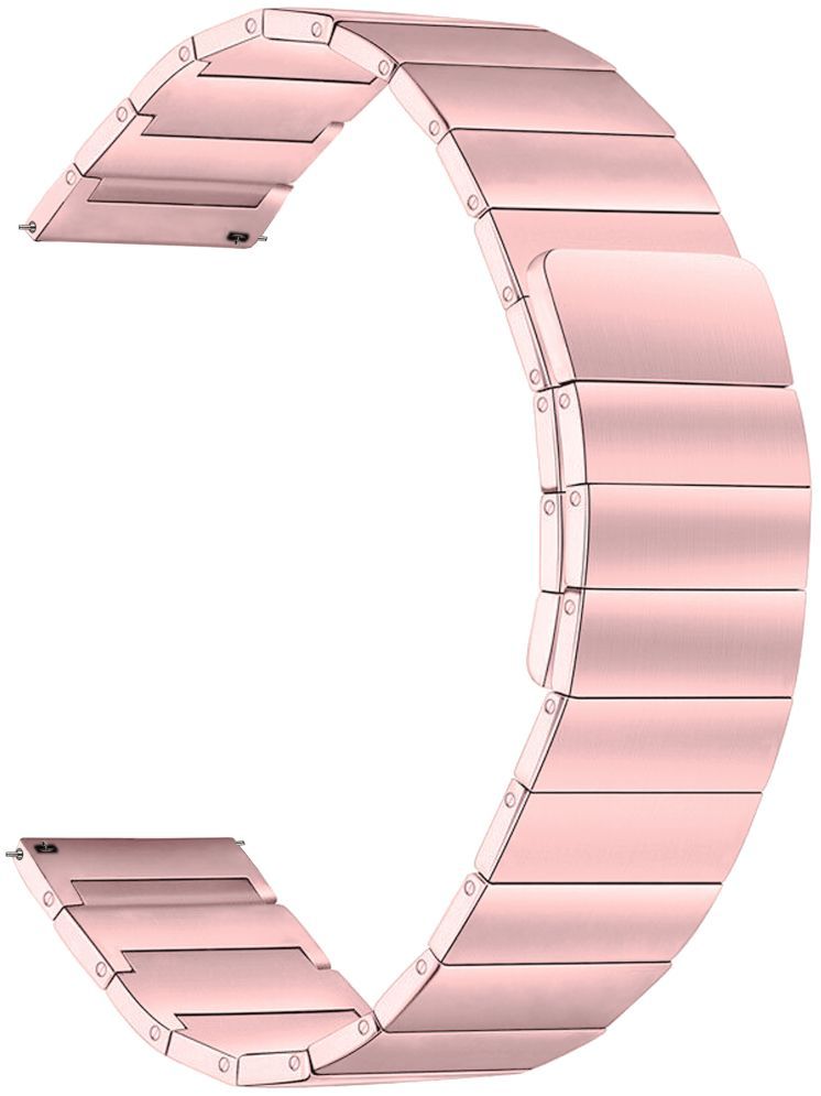     			ACM Watch Strap Magnetic Metal Stainless Steel 22mm compatible with Fastrack Radiant Fx3 Smartwatch Belt Luxury Band Pink