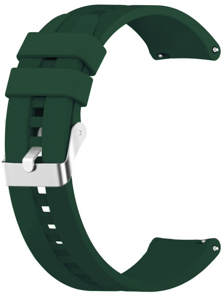     			ACM Watch Strap Silicone Belt 22mm compatible with Boat Wave Call 2 Plus Smartwatch Classic Band Green