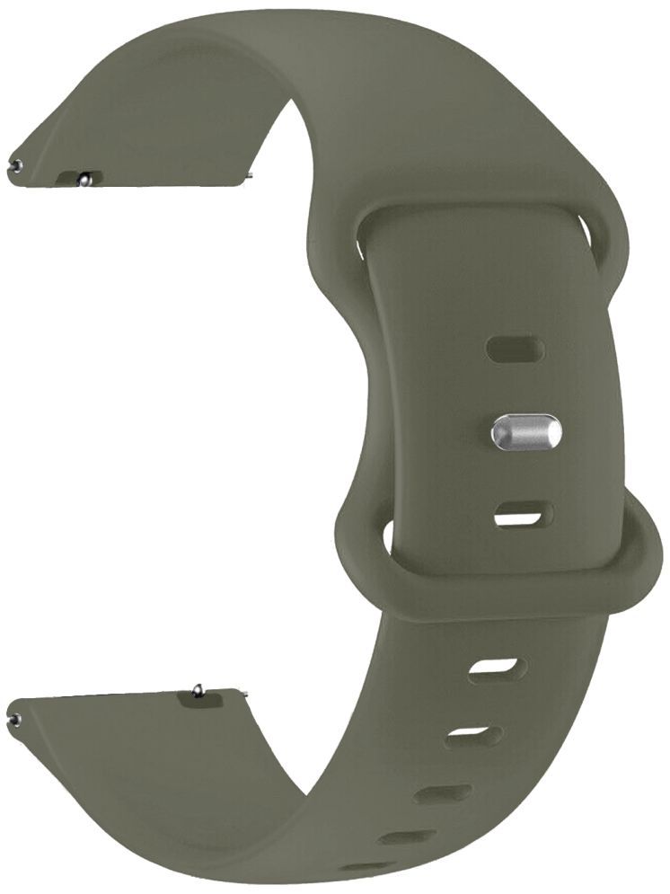     			ACM Watch Strap Silicone Belt 22mm compatible with Acwo Fwit Go-On Ultra Smartwatch Sports Dual Closure Band Grey