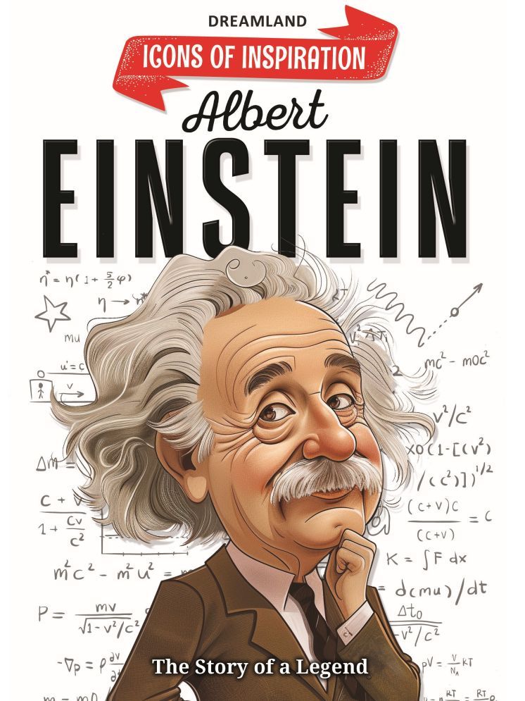     			Albert Einstein Icons of Inspiration Illustrated Biography for Kids Age 6 - 12 Years