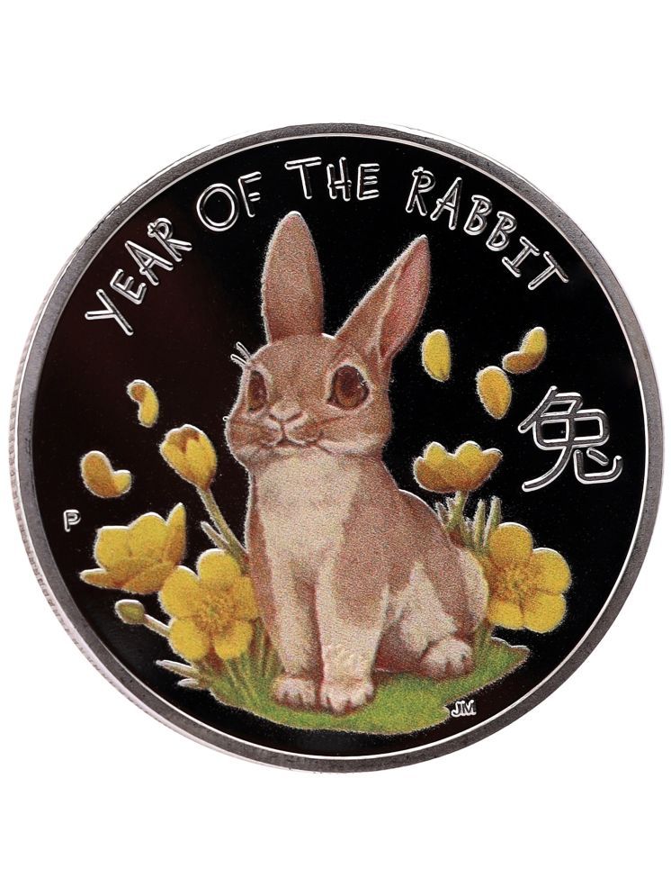     			Baby Rabbit Silver Proof Coin Lunar Year Lucky Commemorative Collection