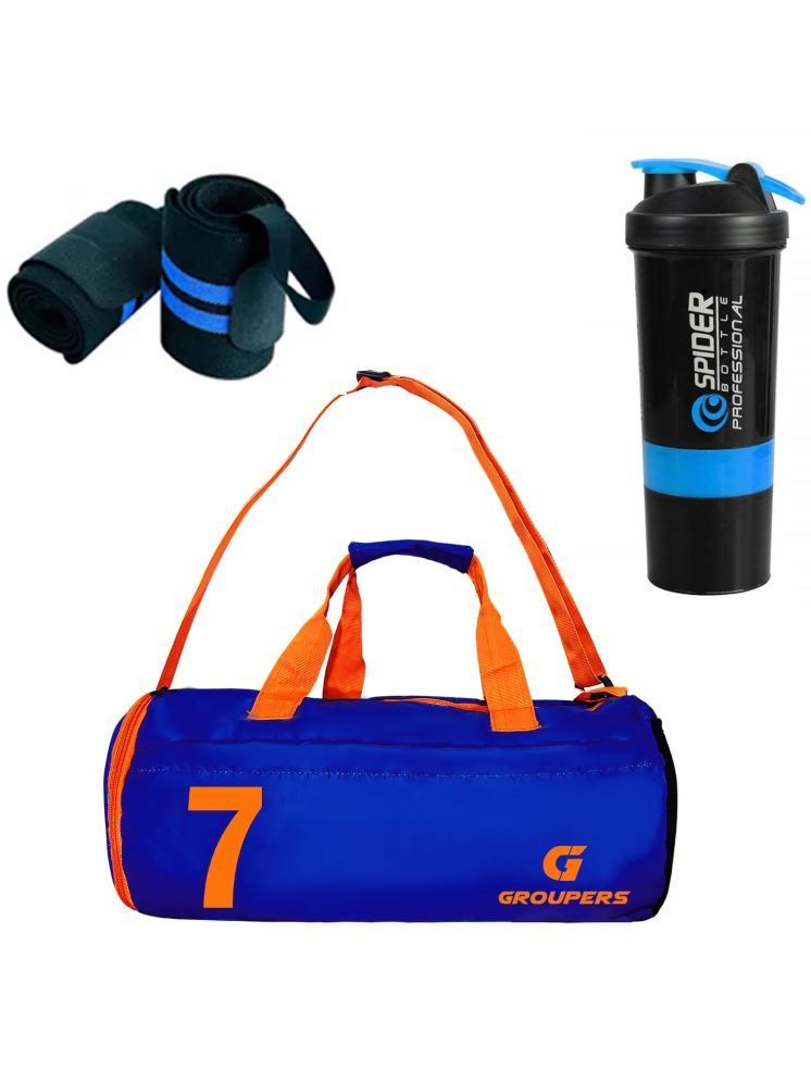     			GROUPERS Polyester BLACK 20 Ltrs Gym Bag