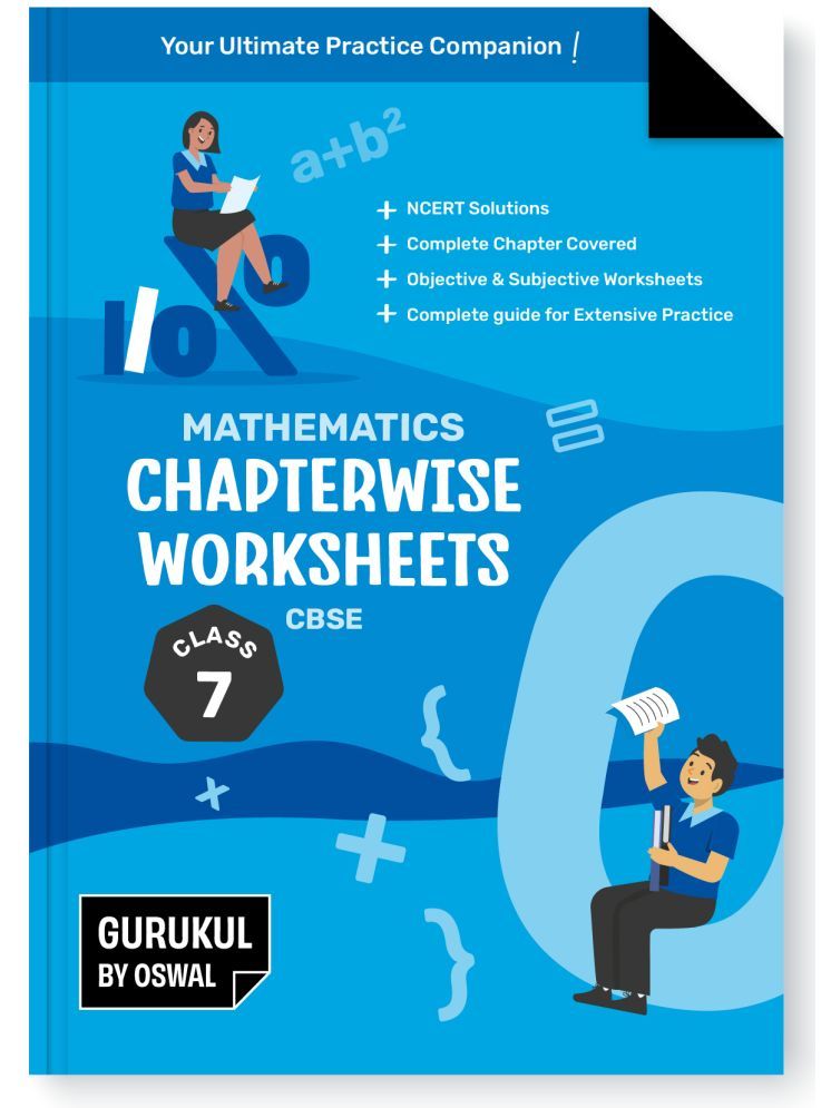     			Gurukul By Oswal Mathematics Chapterwise Worksheets for CBSE Class 7 Exam 2024- NCERT Solutions, Objective & Subjective Questions, Latest Syllabus Cov