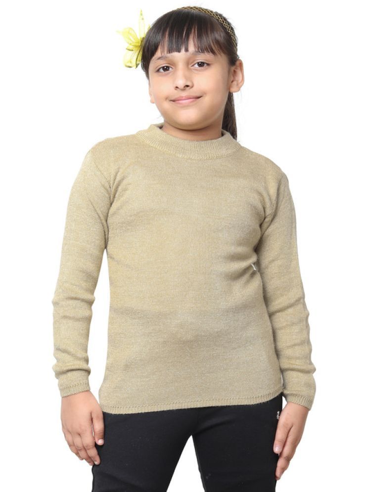     			IndiWeaves Pack of 1 Girls Wollen Pullover ( Beige )