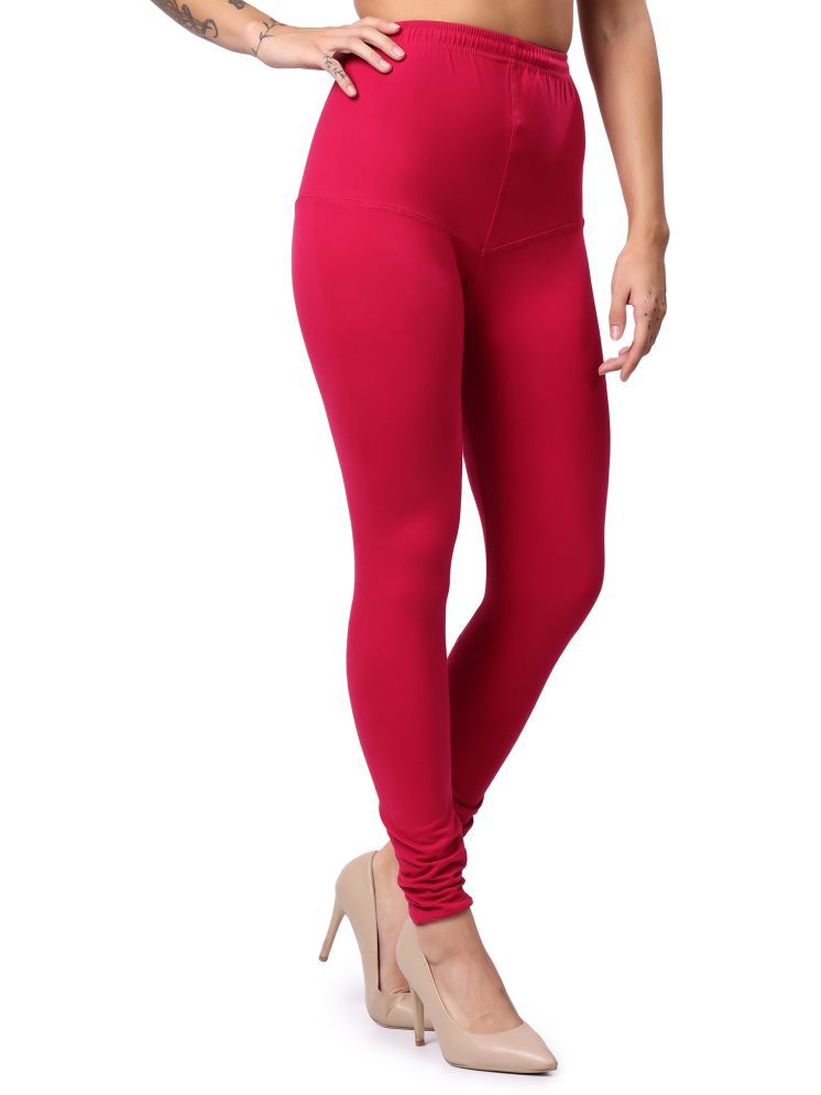     			Keviv Pack of 1 Cotton Women's Leggings ( Red )