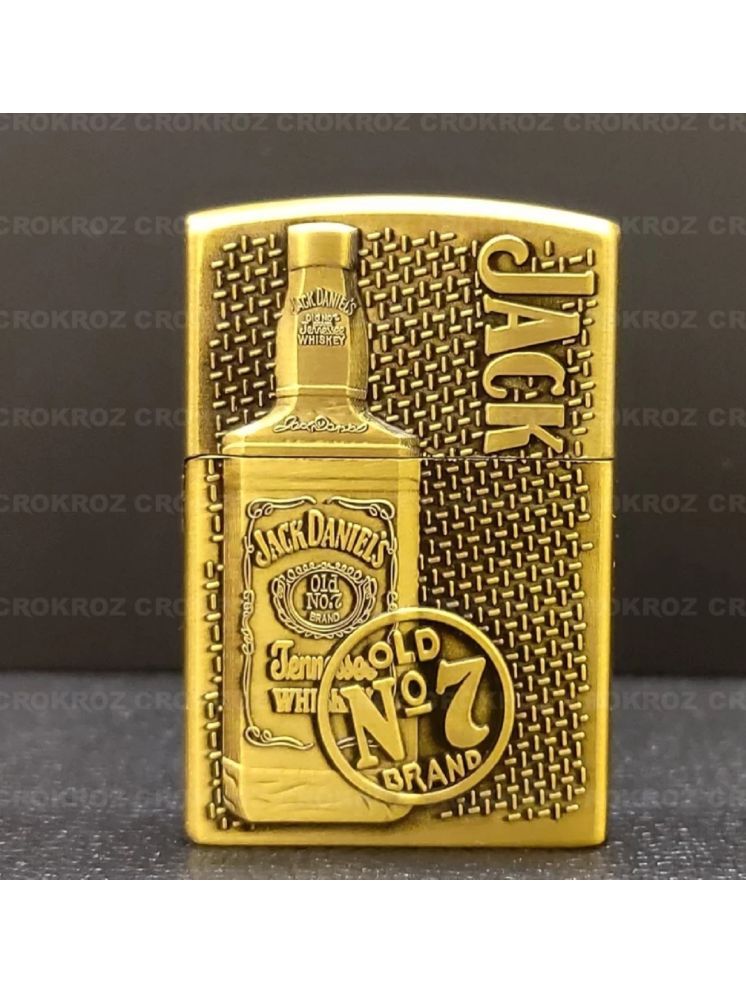     			Peshkar Gold Iron Cigarette Lighter ( Pack of 1 )