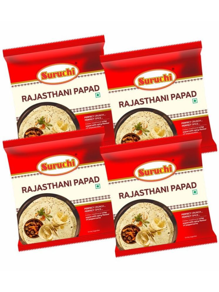     			SURUCHI  Rajasthani Papad  0.5 kg Pack of 4