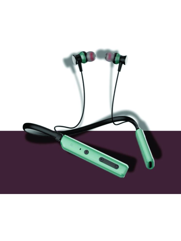     			Tecsox In-the-ear Bluetooth Headset with Upto 30h Talktime Deep Bass - Green