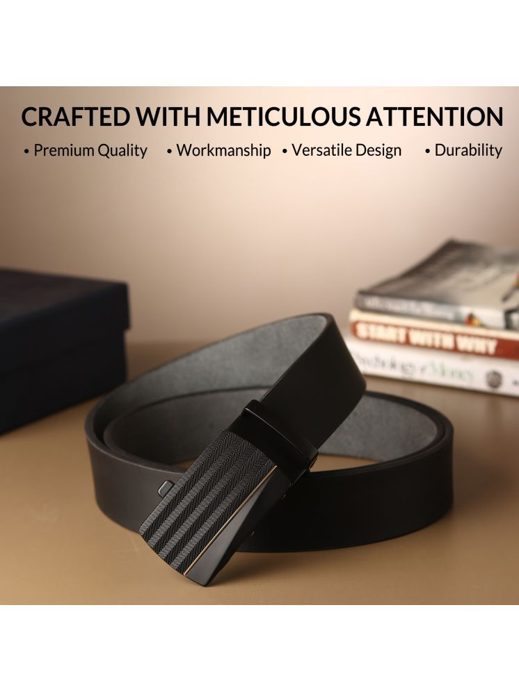     			WARCKS - Black 100% Leather Men's Casual Belt ( Pack of 1 )