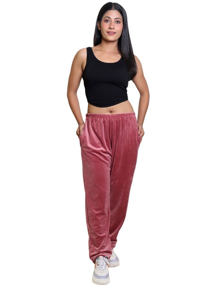     			Whyme Fashion Neon Pink Cotton Women's Yoga,Gym Trackpants ( Pack of 1 )